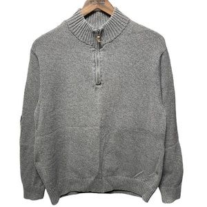 plain blank long sleeve quarter zip casual dressy sweater sweatshirt jacket